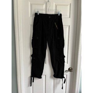 Womens Black Cargo Pants